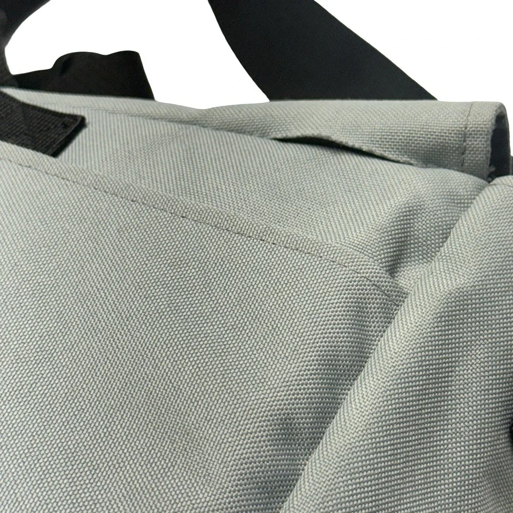 Yak Pak Brooklyn NY Messenger Bag‎ Aqua Canvas Crossbody Laptop Shoulder 2000s